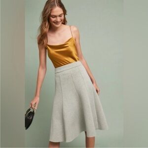 Anthropologie Maeve Peridot Pop Skirt